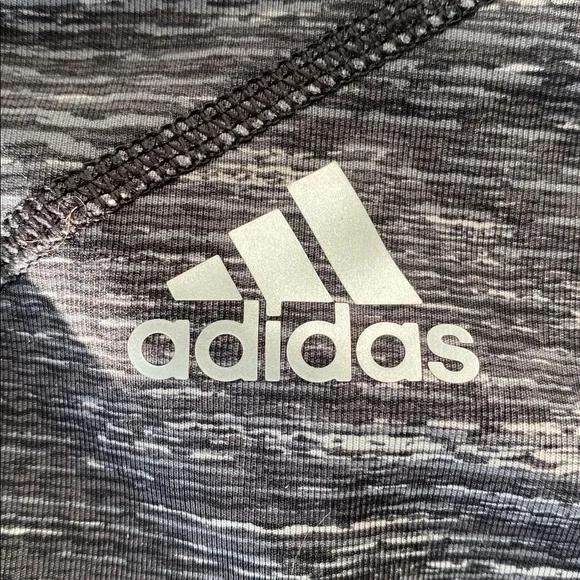 Adidas Climalite Gray Sports Bra XL Padless Athletic Sporty Street Casual - Picture 6 of 13